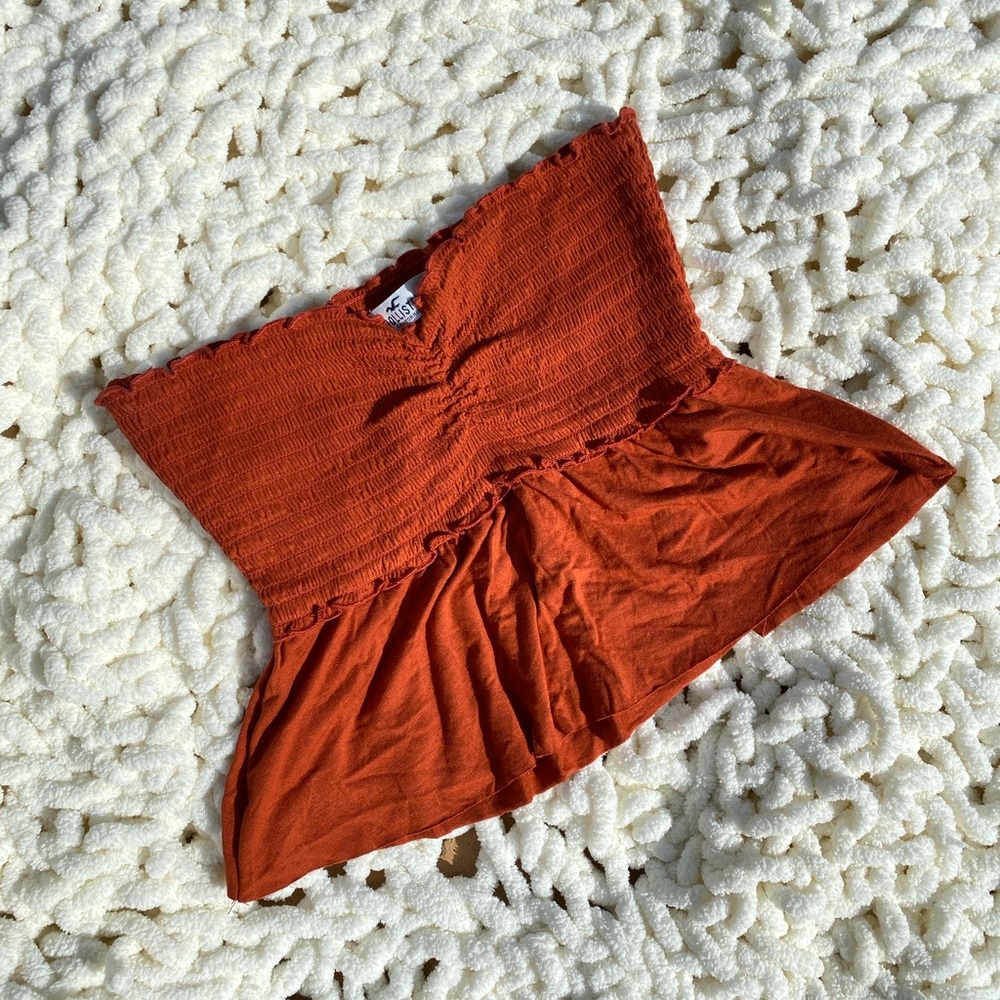 Scrunched Crop Tube Top